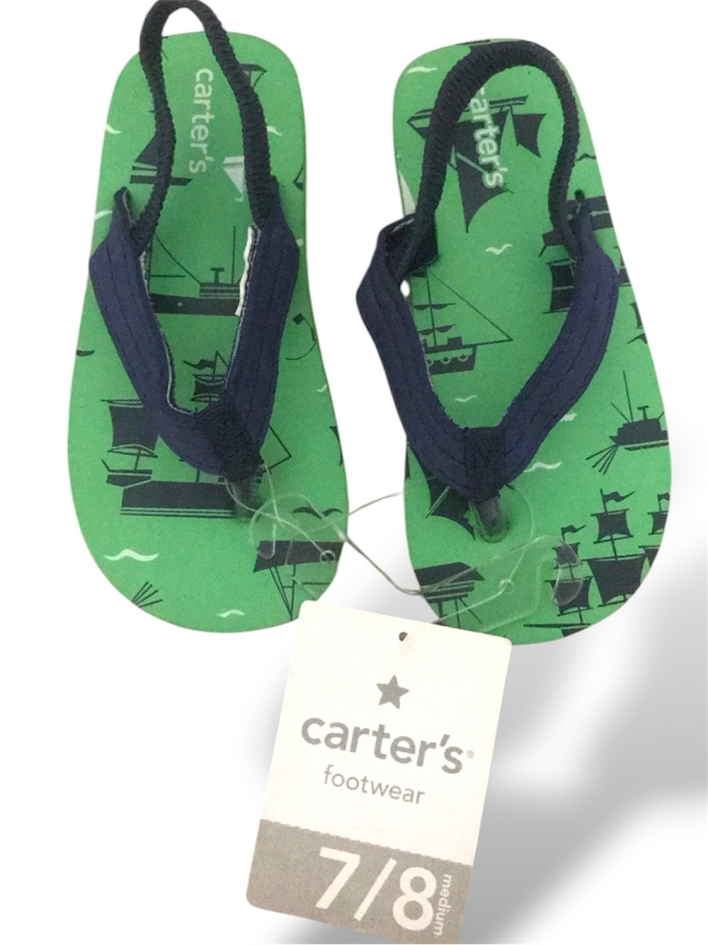 Toddler Boys Sling Back Flip Flops